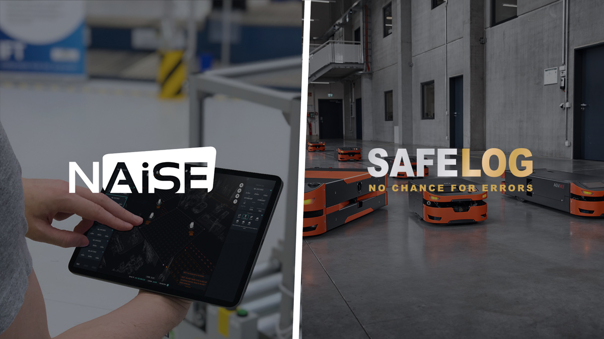 SAFELOG vernetzt sich mit NAiSE – für eine sichere Einbindung unserer AGV in Produktionsumgebungen mit Fahrzeugen verschiedener Hersteller